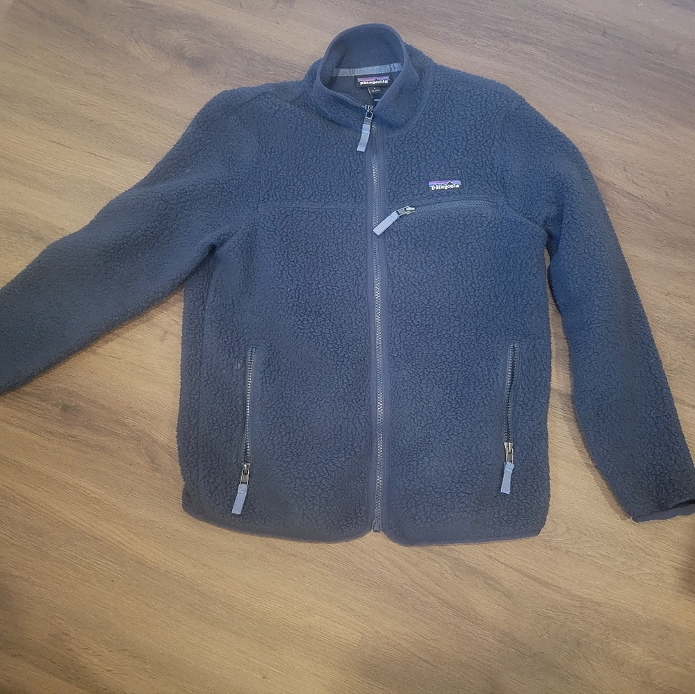 Patagonia Navy Fleece Zipup